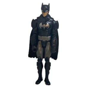 D.C. Comics Batman Figure Toy with Black Cape 11.5 Inches Tall  Previously Loved